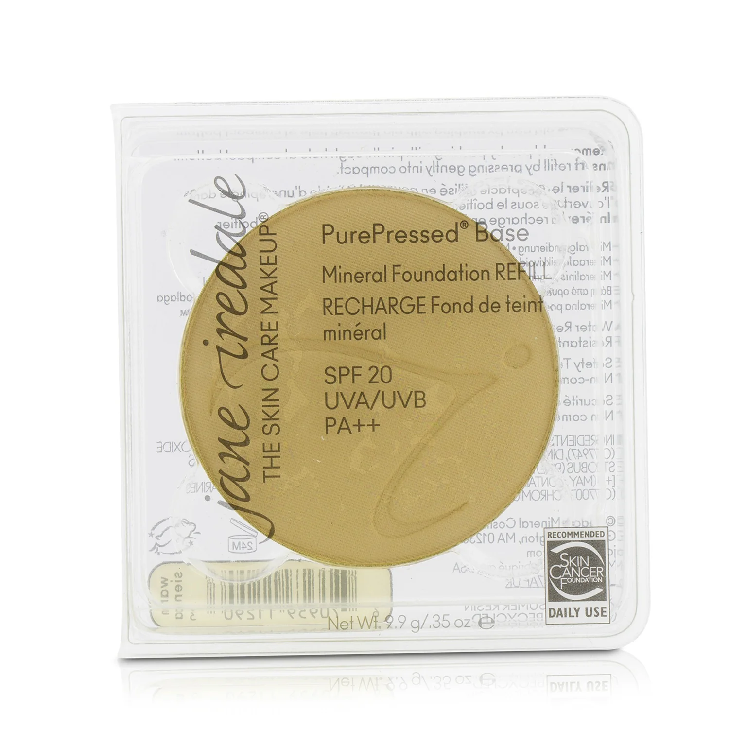 Jane Iredale PurePressed Base Mineral Foundation Refill SPF 20 - Bisque  9.9g/0.35oz
