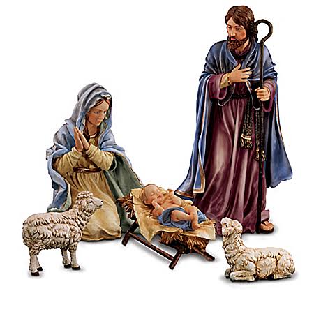 Hawthorne Village Thomas Kinkade Indoor/Outdoor Nativity Collection