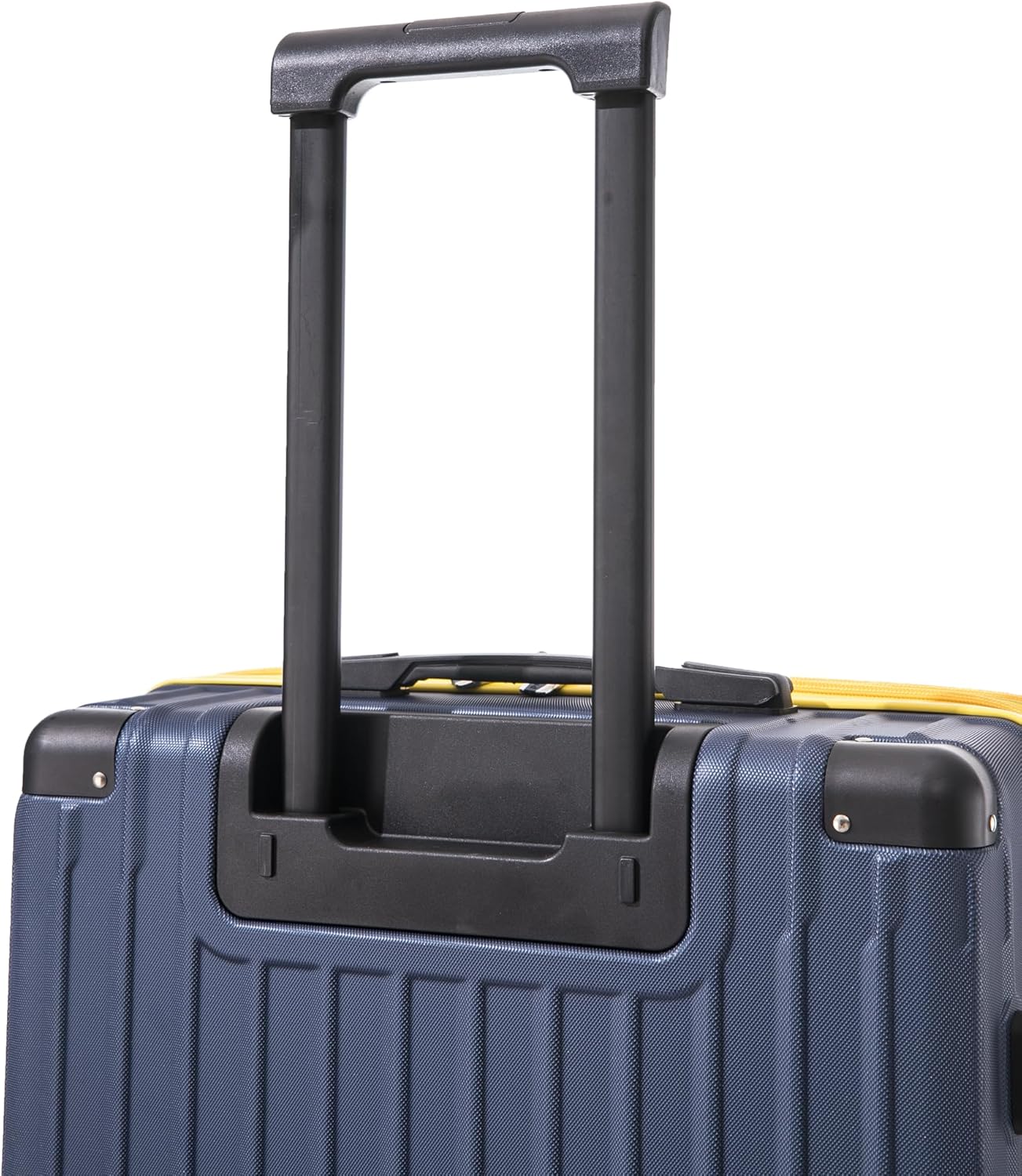 Rockland Hardside Spinner Wheel Carry On with Tote Luggage Set, Navy