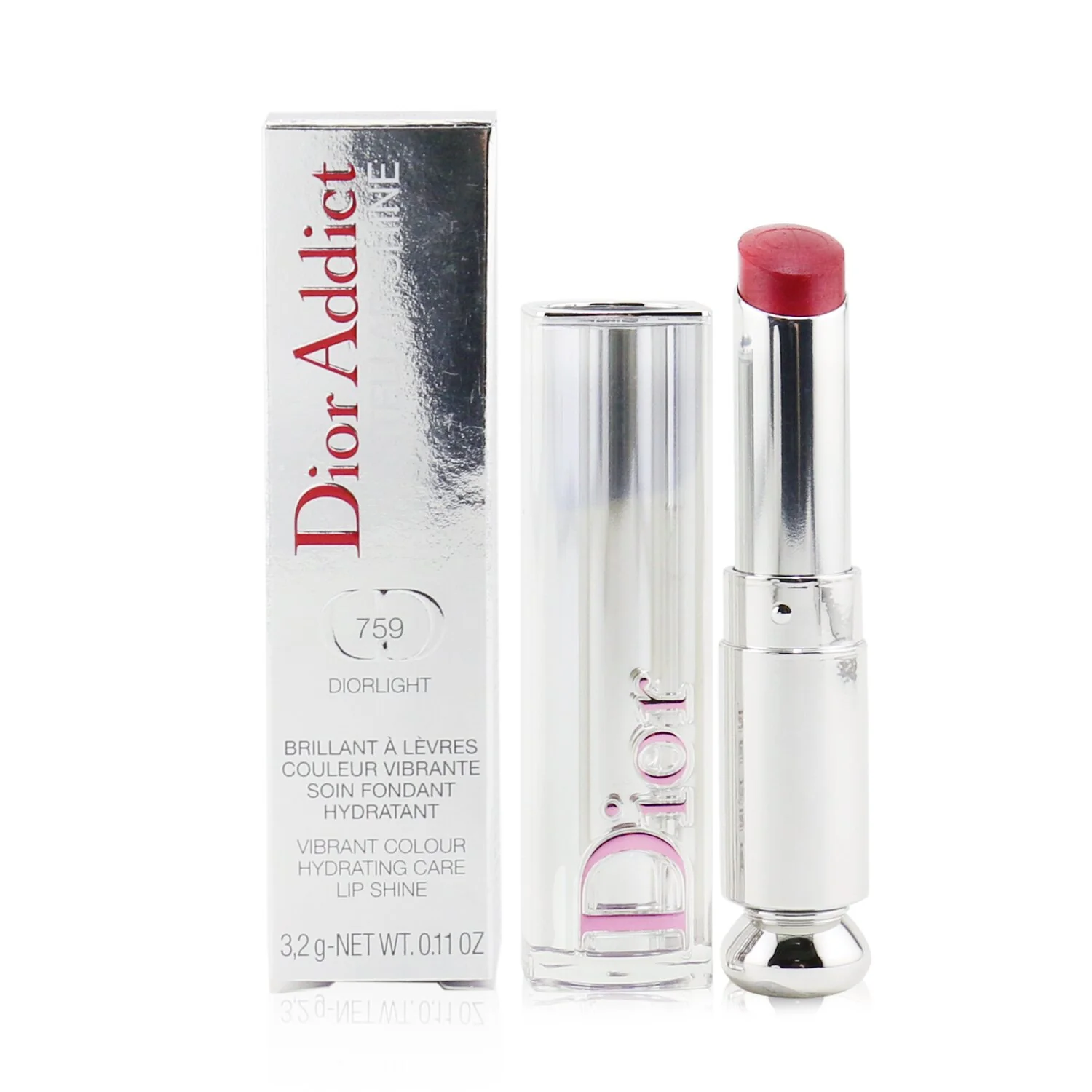Christian Dior Dior Addict Stellar Shine Lipstick - # 639 Riviera Star (Pop Coral)  3.2g/0.11oz