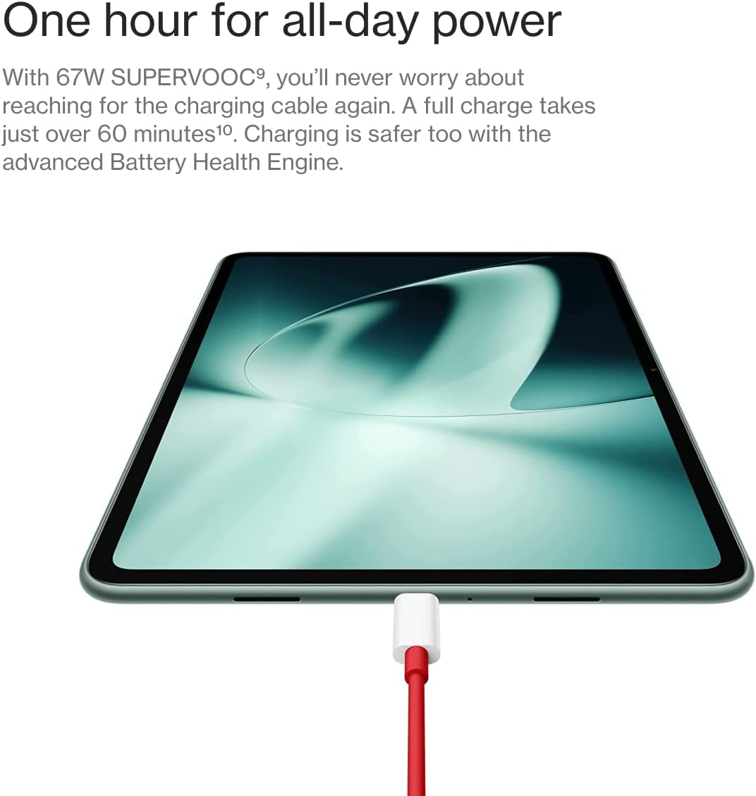 OnePlus Pad 11.61" LCD Display, 8GB RAM,128GB Storage, MediaTek Dimensity 9000, Android 13.1, 144HZ Refresh Rate, Dolby Vision Atmos
