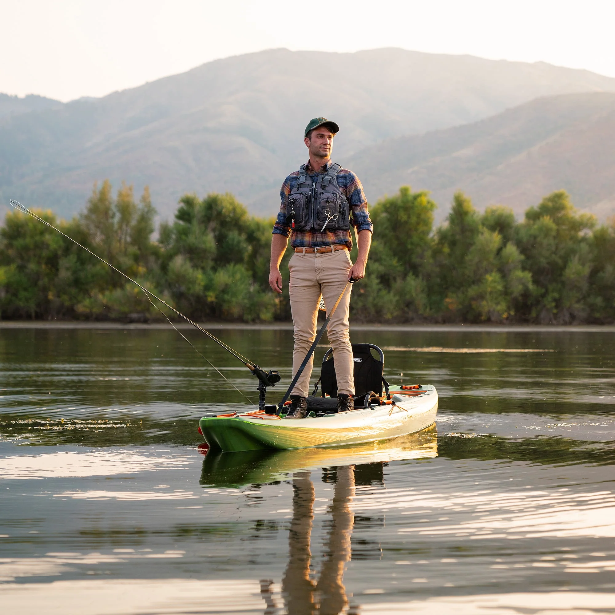 Lifetime Yukon Angler 116 inch Sit-on-Top Fishing Kayak, Lightning Fusion (90846)
