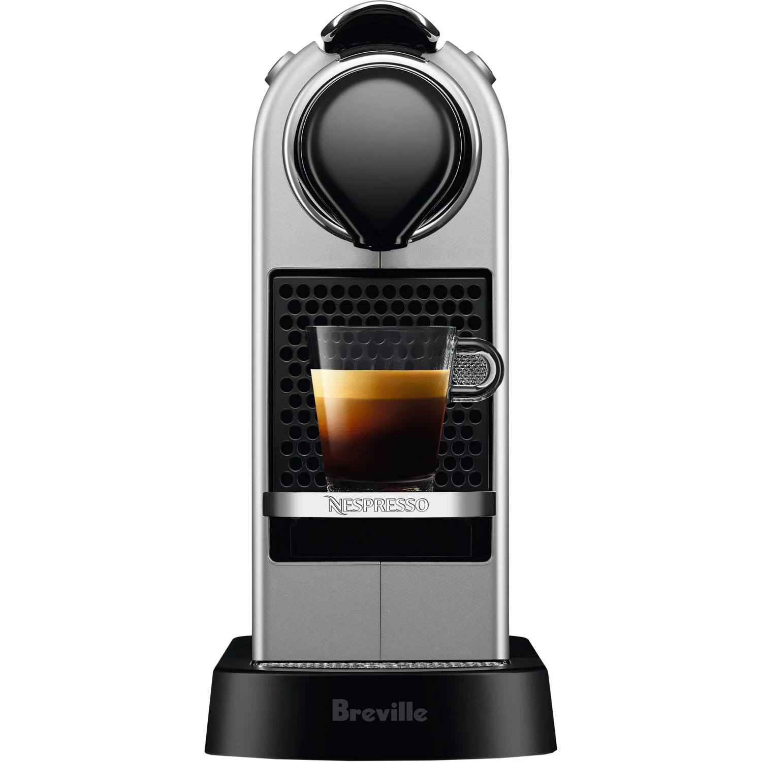 Breville Nespresso Citiz Single-Serve Espresso Machine in Silver
