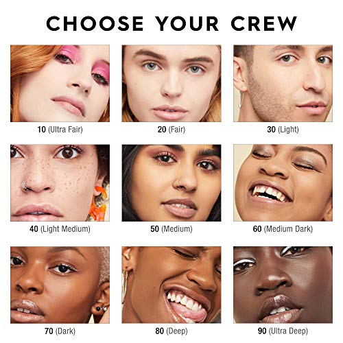 Urban Decay Stay Naked Weightless Liquid Foundation, Waterproof Face Makeup, Buildable Medium Coverage with No Caking, Real-Skin Matte Finish