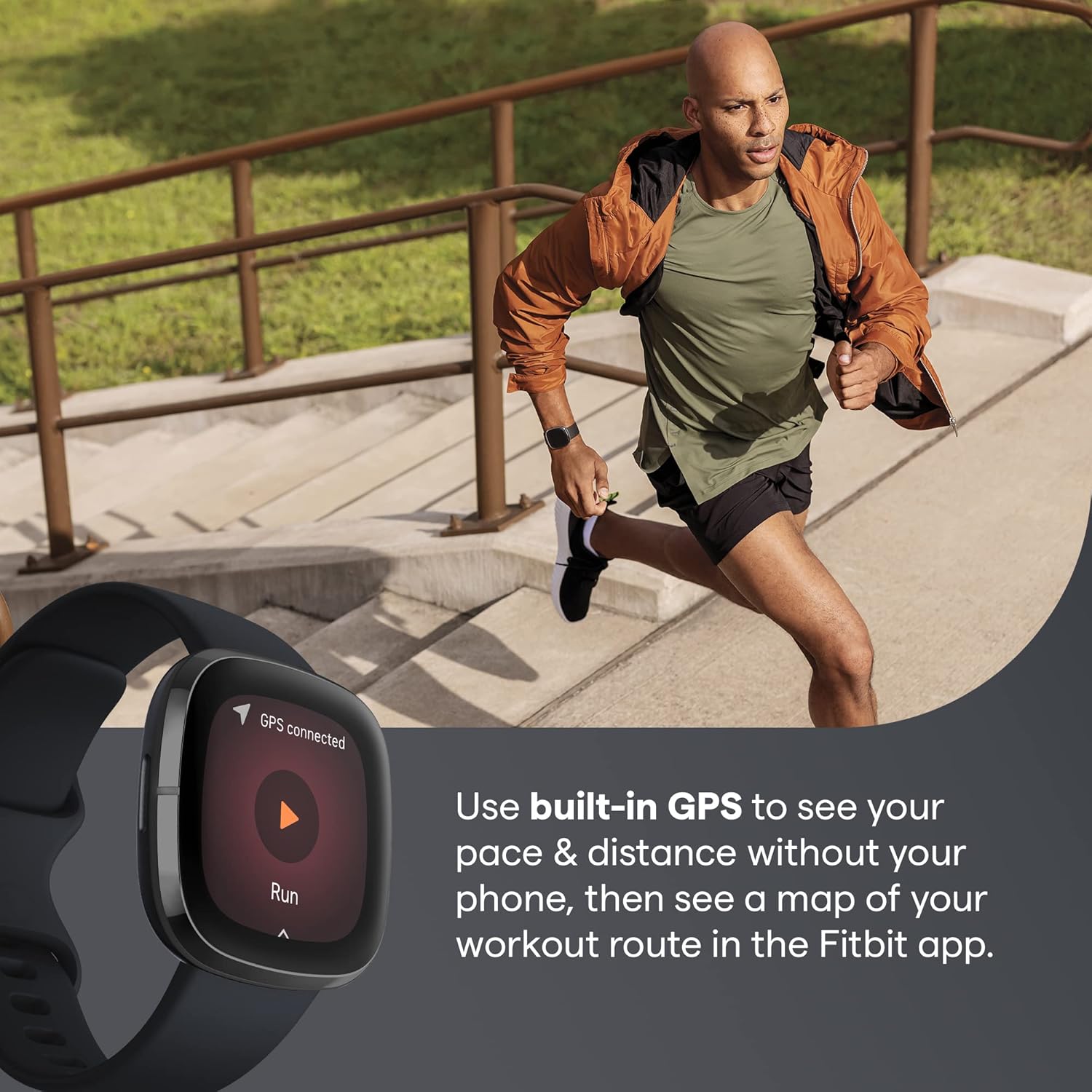 Fitbit Sense Advanced Smartwatch with Tools for Heart Health, Stress Management & Skin Temperature Trends, Carbon/Graphite