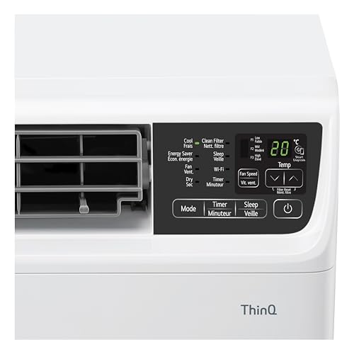 LG 12,000 BTU Dual Inverter Smart Window Air Conditioner, Cools 550 Sq. Ft., Ultra Quiet Operation, Up to 35% More Energy Savings, Energy Star