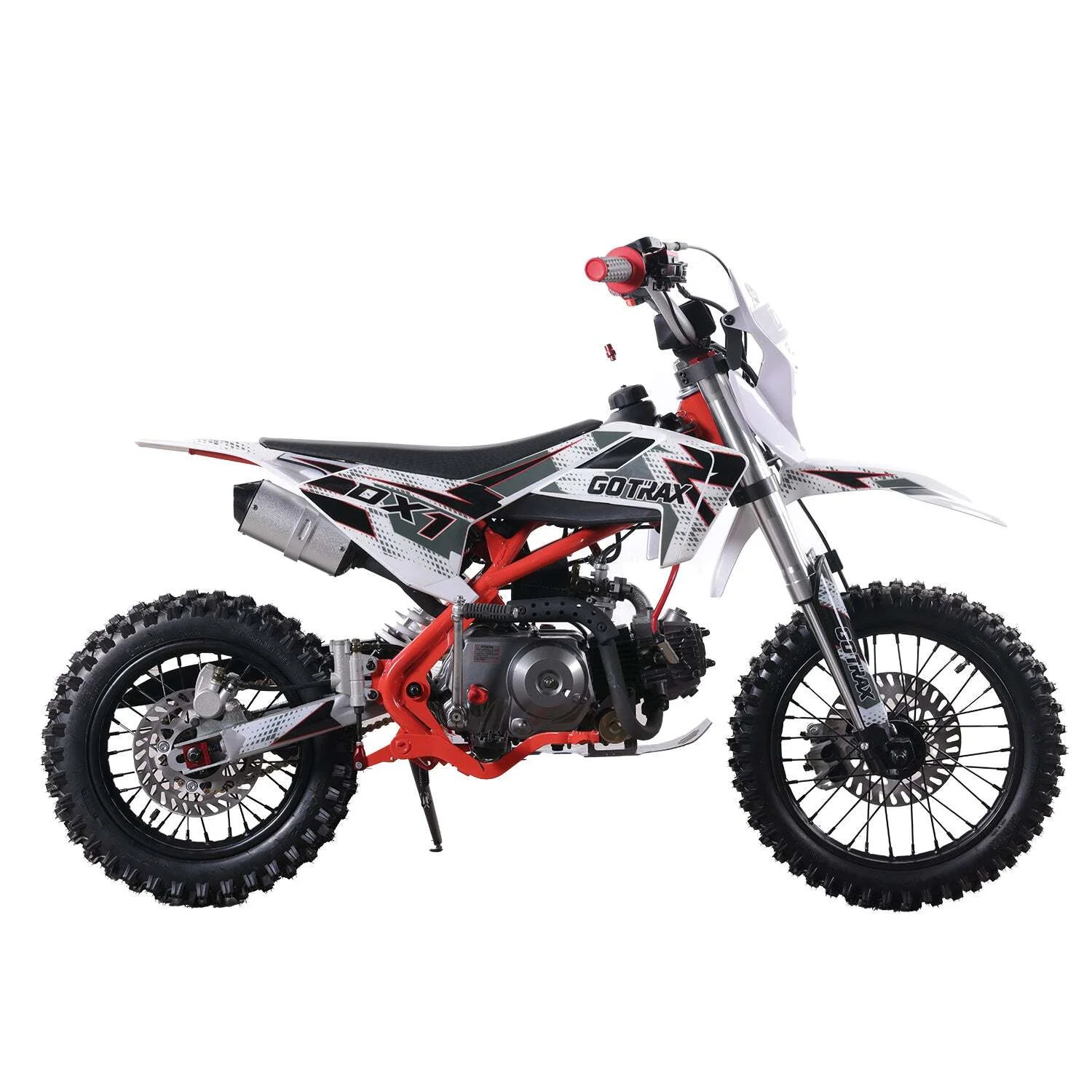 GOTRAX DX1 Electric Dirt Bike for Kids, 110cc Engine 38mph Dirt Bike for Riders 8+