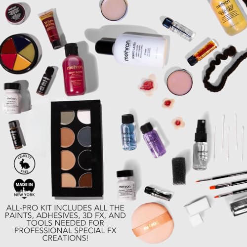 Mehron Makeup Special FX All-Pro Makeup Kit | Complete Professional Stage Kit | Special Effects for Theatre, Halloween, & Cosplay