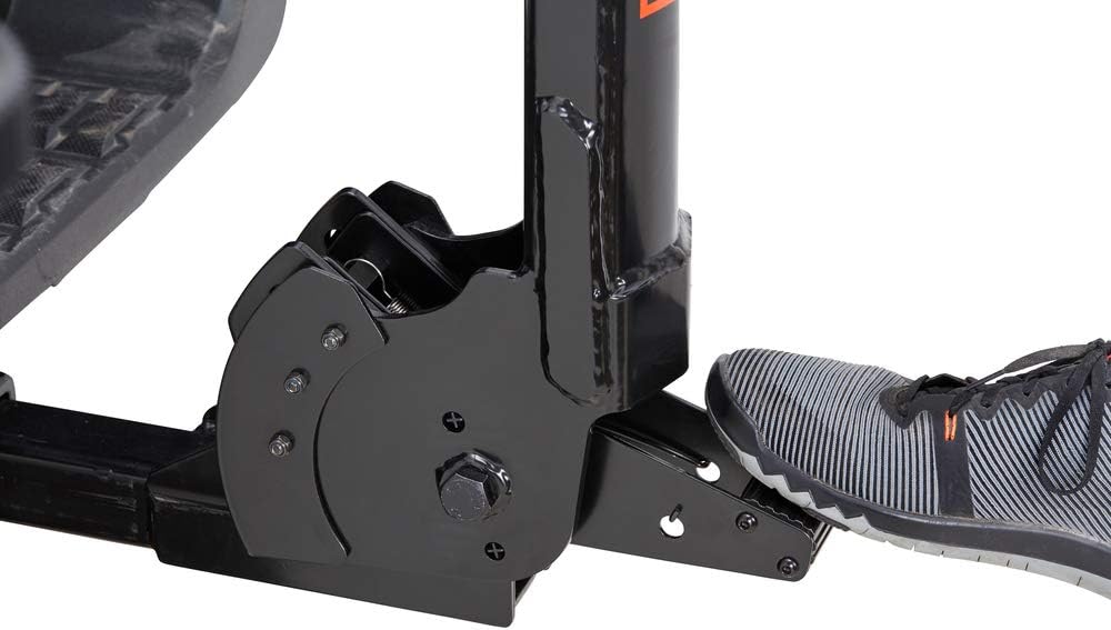 YAKIMA, Hangover Vertical Hitch Rack for Suspension Fork Bikes, 6 Bike