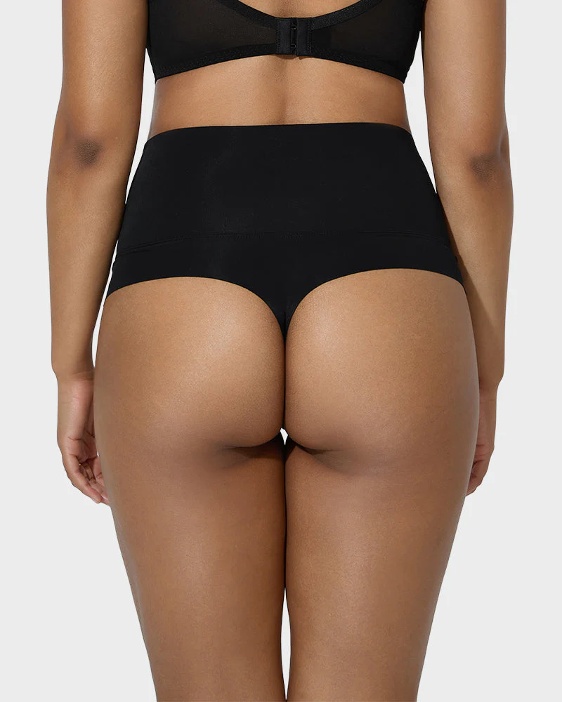 High-Rise Seamless Thong Panty(4 Pack)