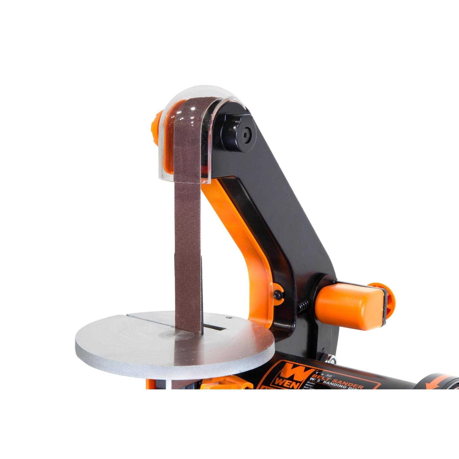 WEN 1 in. x 30 in. Belt Sander with 5 in. Sanding Disc - Shop Hardware Tools Online Store