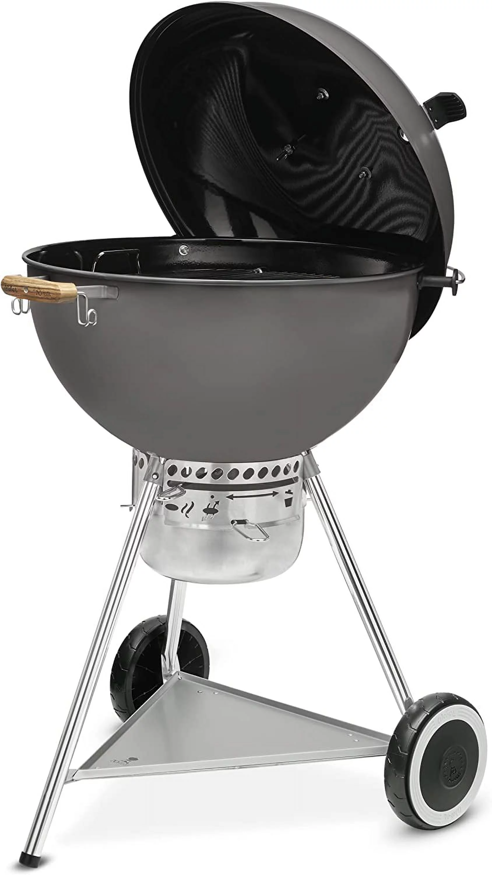 Weber 22 in. 70th Anniversary Kettle Charcoal Grill Hollywood Gray