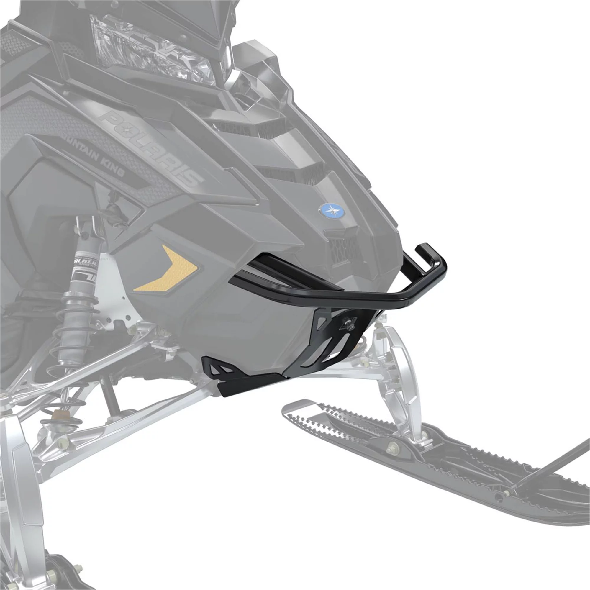 Polaris 2883681-458 Matte Black Monarch Front Bumpers 2011-2020 Pro RMK SKS Rush Titan