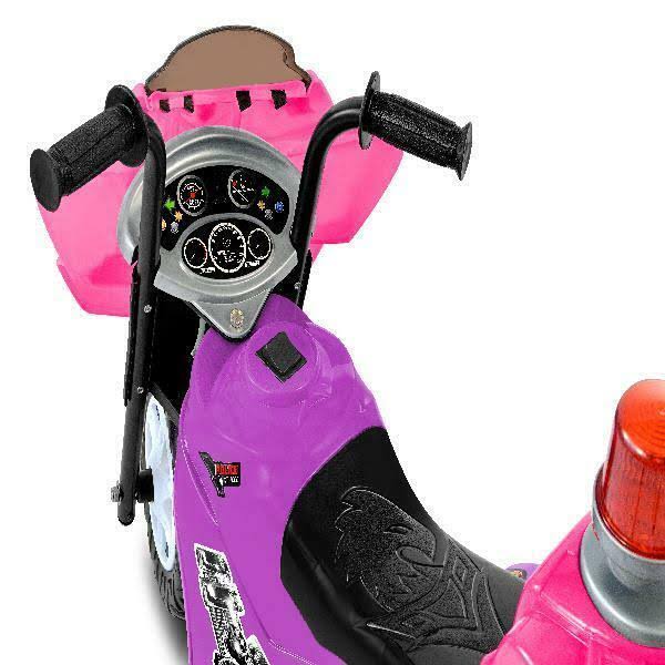 Kid Motorz Electric Cars for Kids to Ride on Toys Police Riding Motorcycle Trike 6V Girls