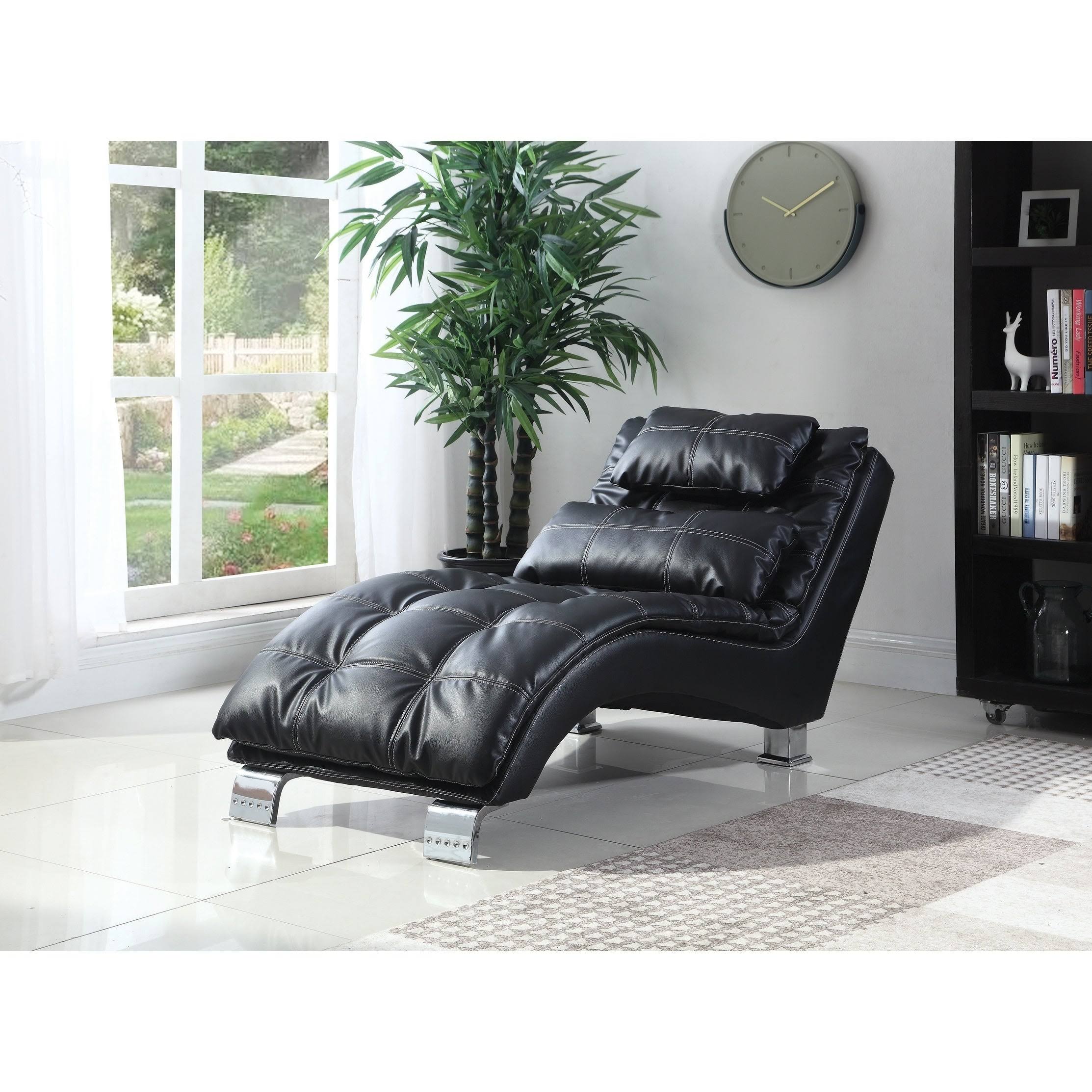Coaster Accent Seating Casual and Contemporary Living Room Chaise