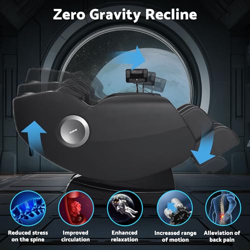 Massage Chair, Zero Gravity Full Body Massage Chair, Shiatsu Recliner with 14 Massage Points, Lumbar & Calf Heating, 20 Auto Modes