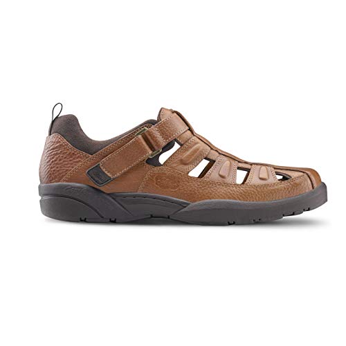 Dr. Comfort Fisherman Men's Therapeutic Diabetic Extra Depth Sandal Leather