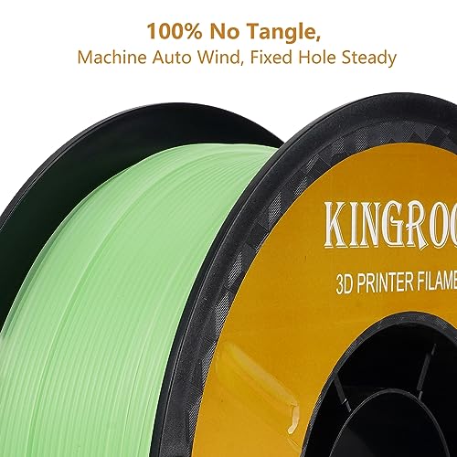 Kingroon Silk PLA Bundle 3D Printer Filament, Dimensional Accuracy +/- 0.03 mm, 10 kg Spool(22lbs)
