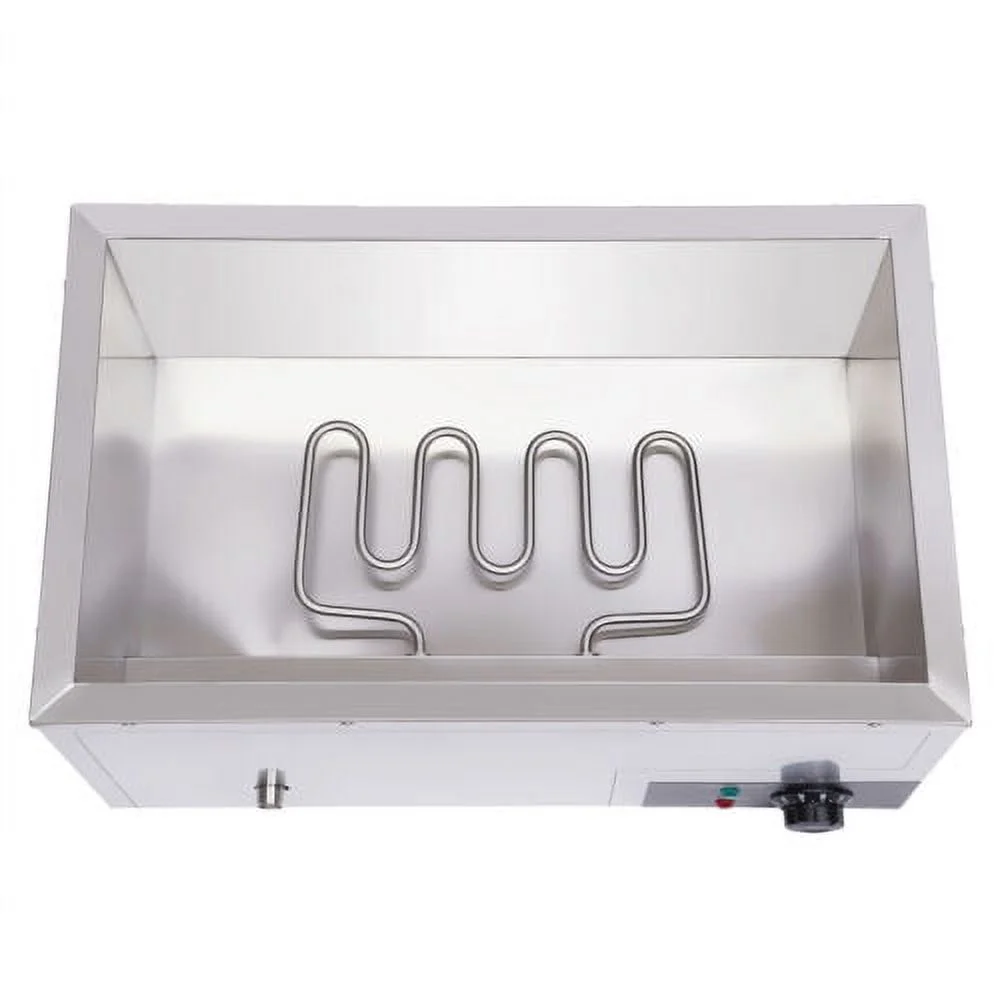600W Electric Food Warmer Large Capacity Stainless Steel Food Warmer w/ 5 Pans