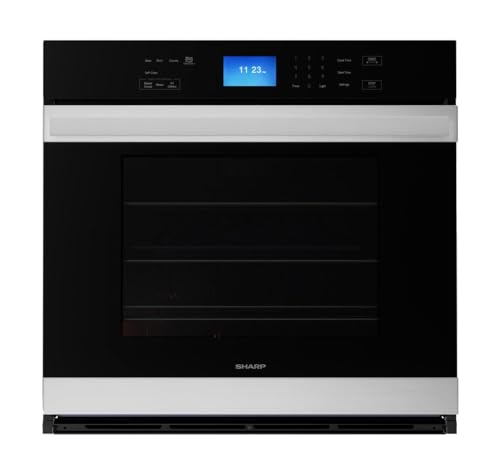 Sharp European Convection Built-In Single Wall Oven Stainless Steel cooking oven