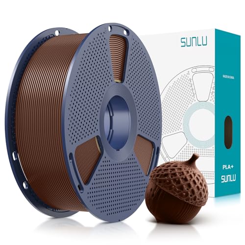 SUNLU 3D Printer Filament Bundle, PLA Plus Filament 10KG 1.75mm, Neatly Wound Filament for Most 3D Printer, 10 Colors, 1kg Spool