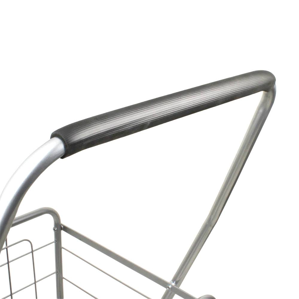 Helping Hand - 3-Wheel Stair-Climbing Folding Cart - Silver