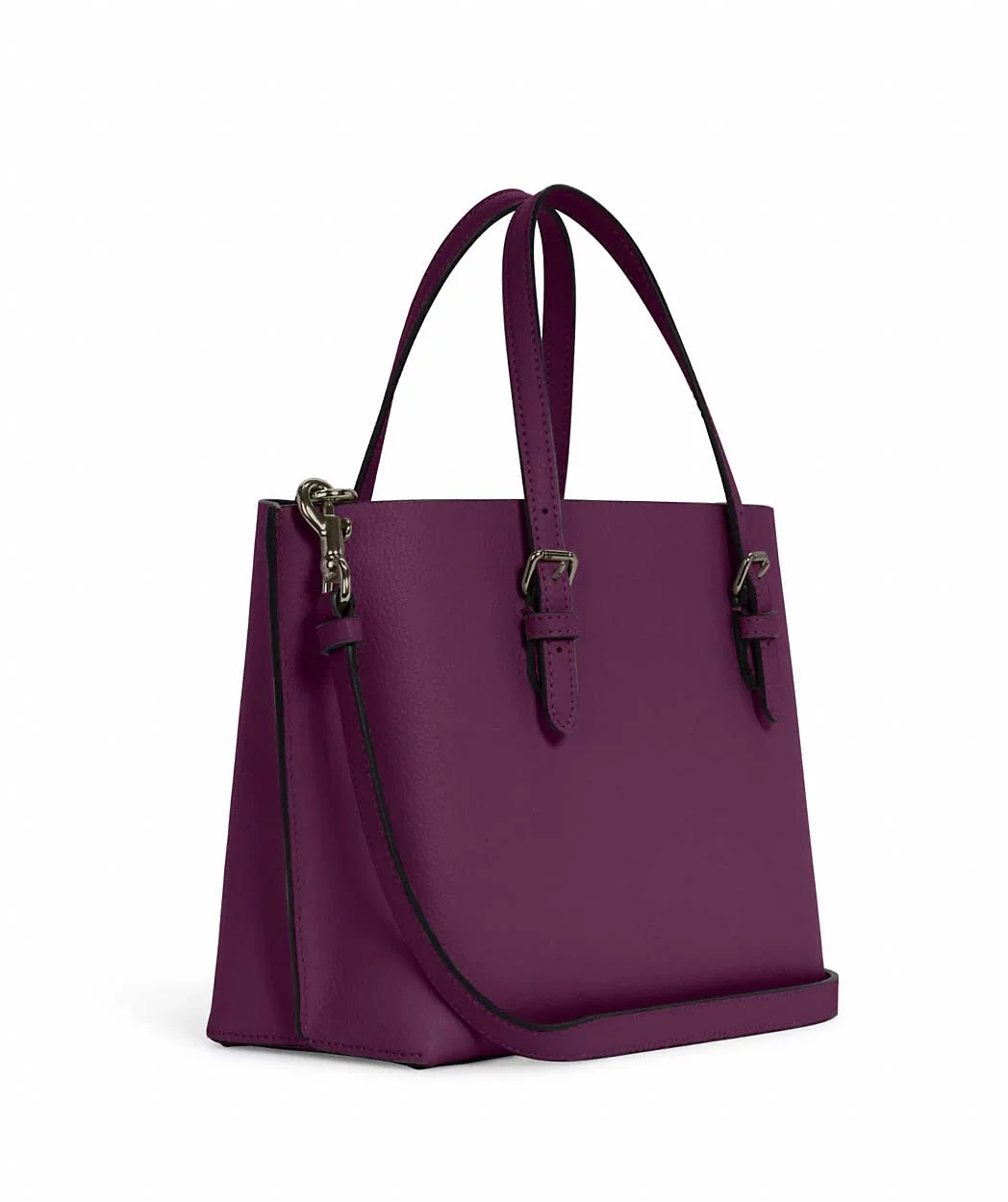 Coach Leather Mollie Tote 25, Boysenberry - Radiant Selections