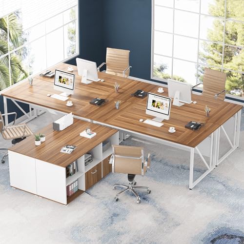Tribesigns 63 inches Executive Desk and 47" lateral File Cabinet