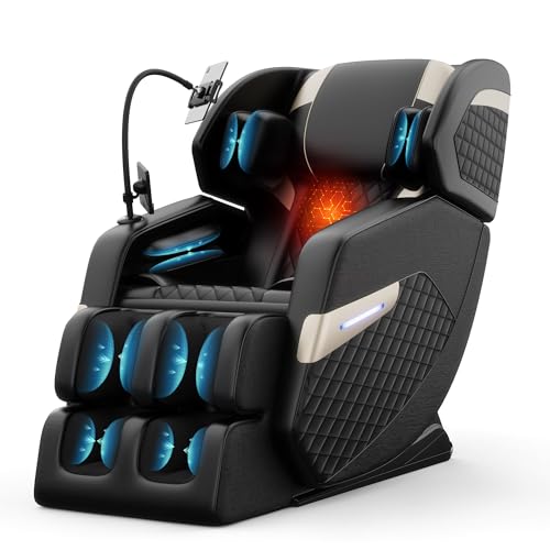 2025 Massage Chair Full Body, Zero Gravity Shiatsu Massage Chair Recliner, Heating, Foot Massage, Auto Modes, Bluetooth Speaker