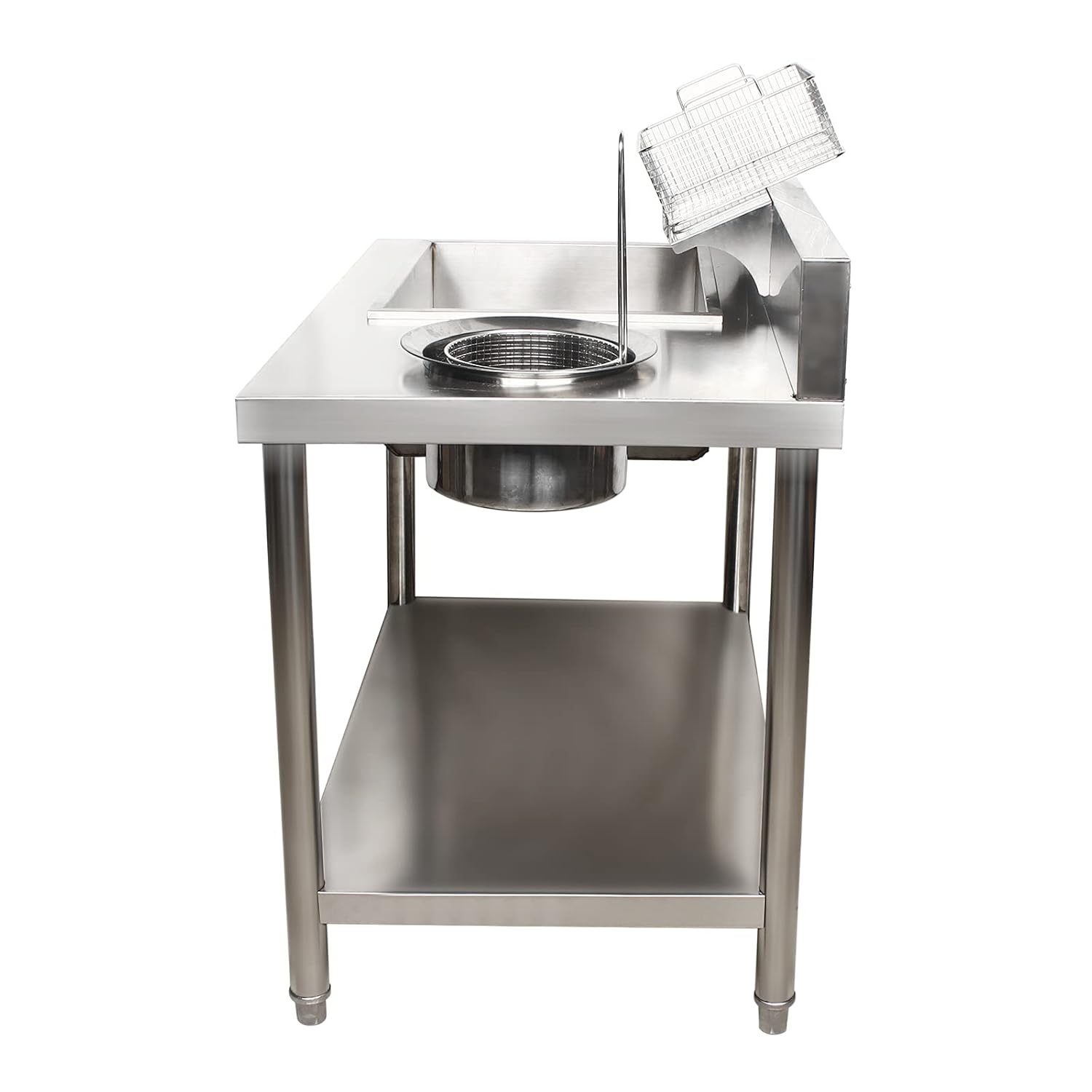 CNCEST Fried chicken breading station, Breading Table Fried chicken FishFood Prep Station
