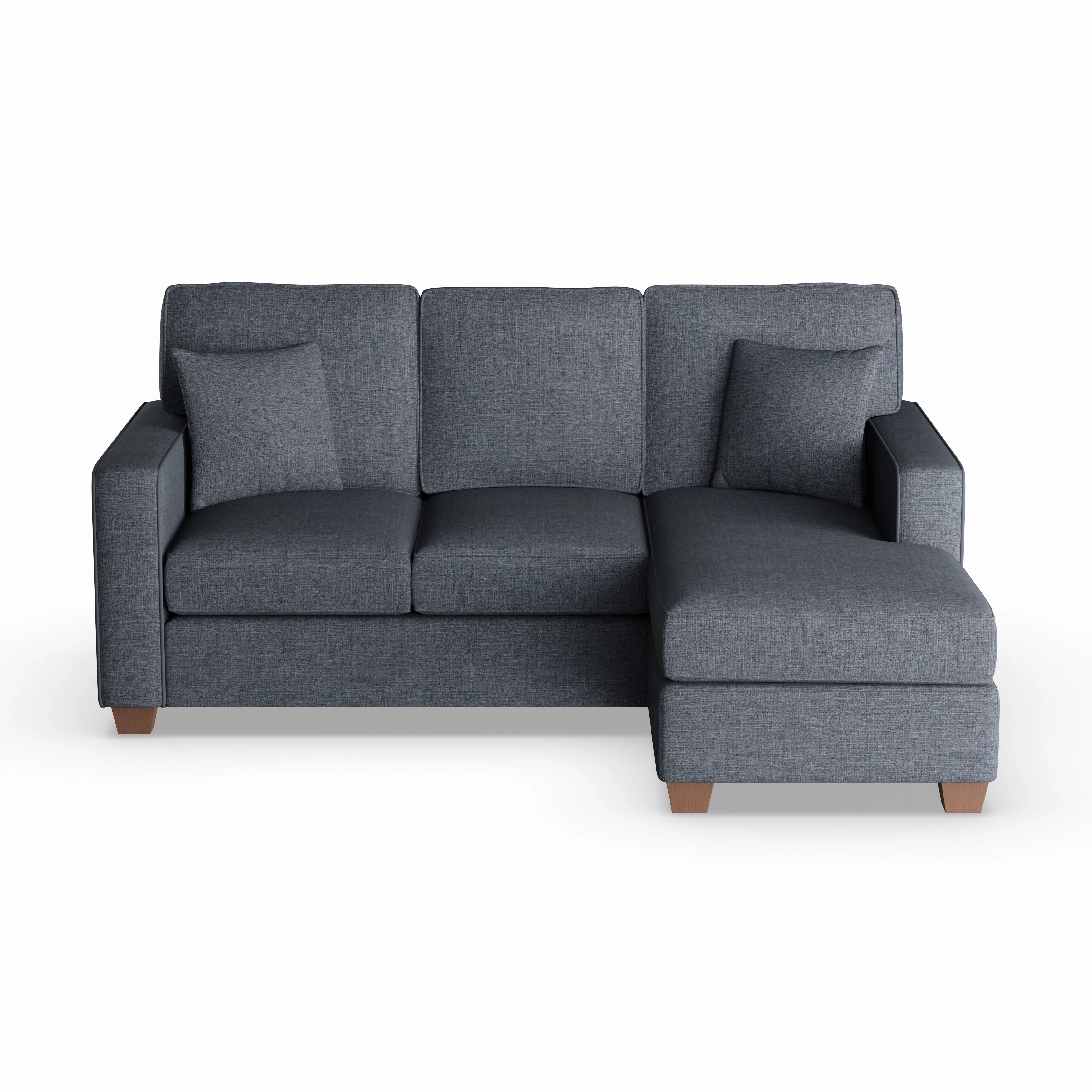 Copper Grove  Cleome Reversible Chaise Sectional Sofa Taupe