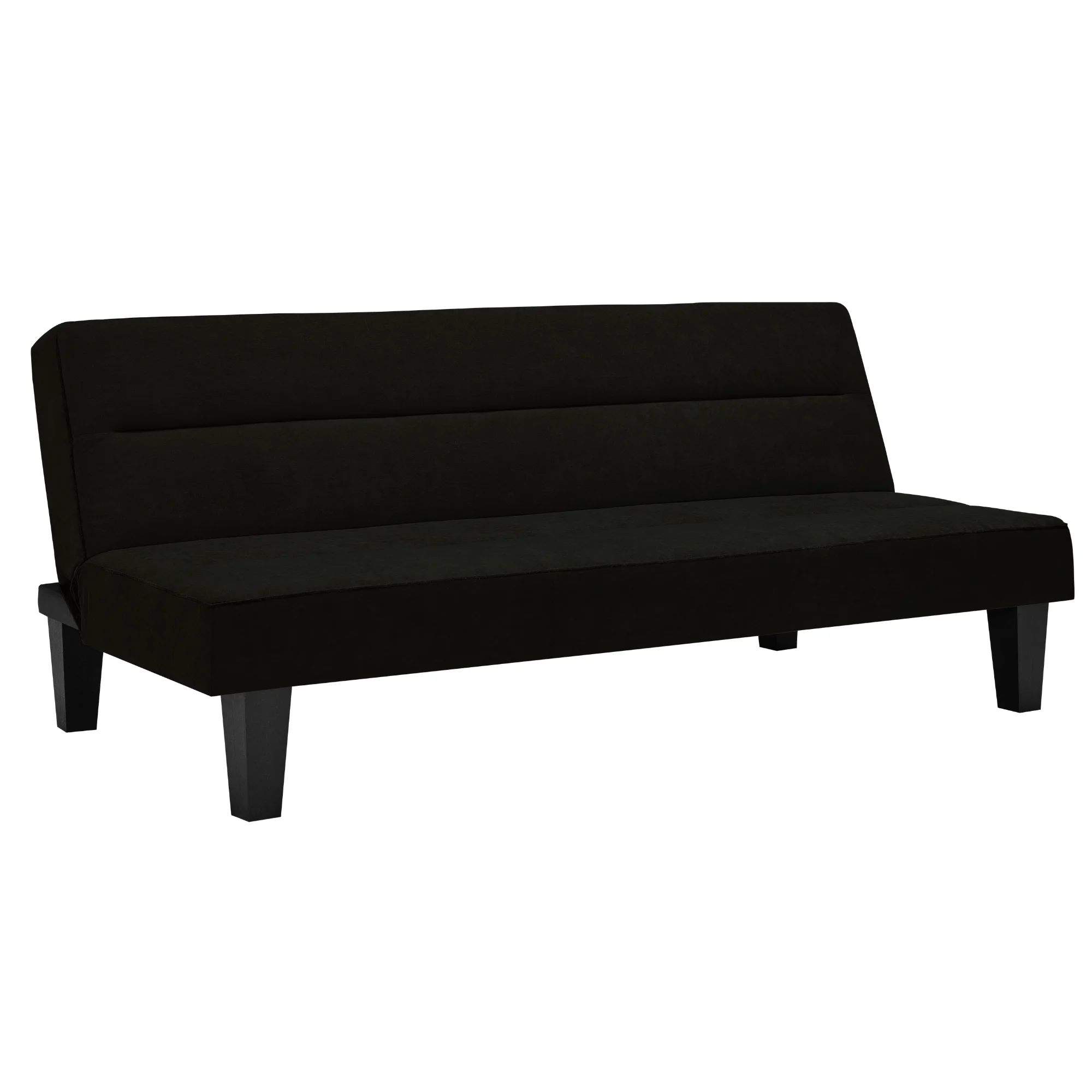 DHP Kebo Futon with Microfiber Cover, Black