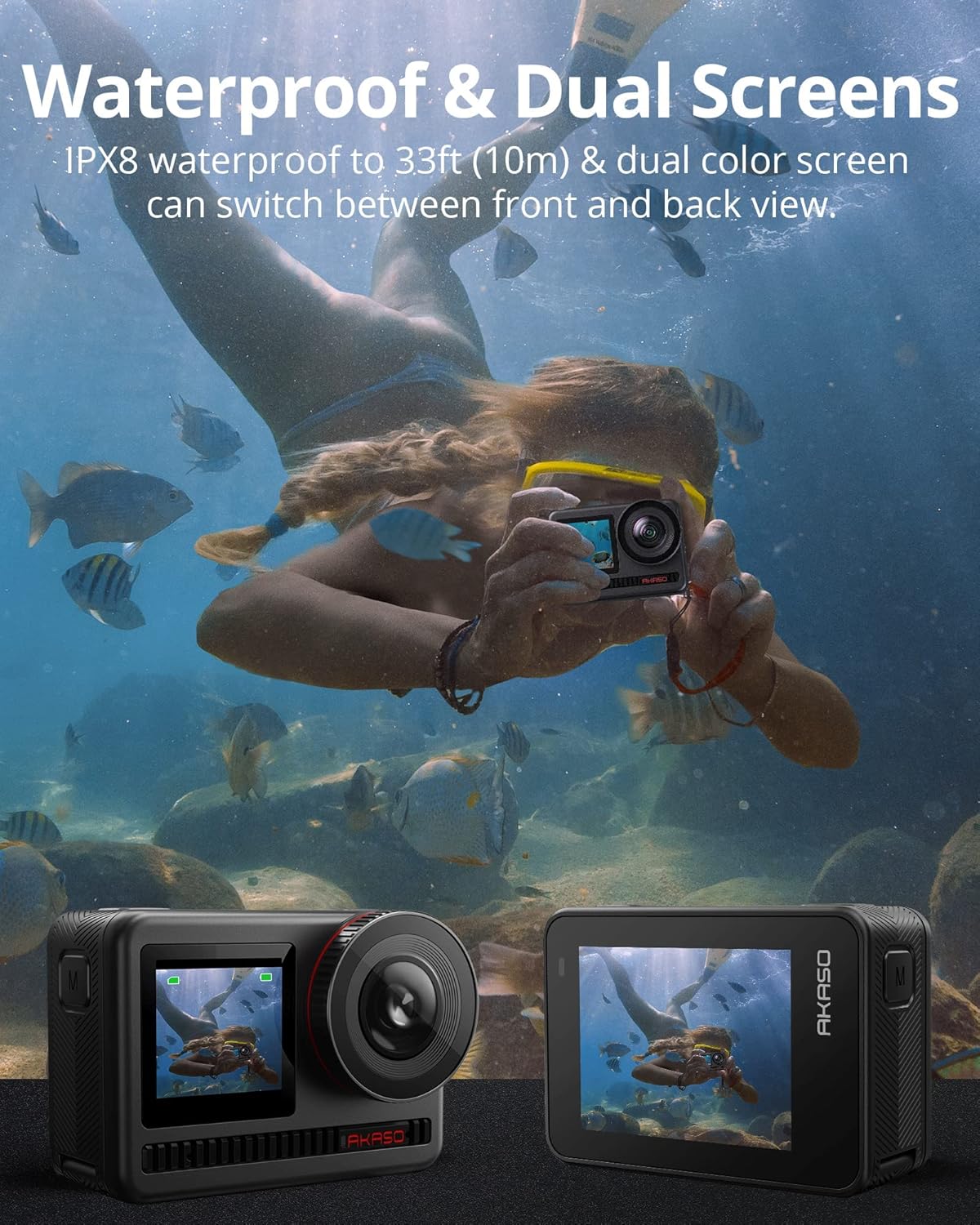 AKASO Brave 8 4K60FPS Action Camera