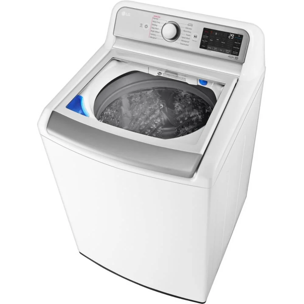 Lg Wt7900h 27" Wide 5.5 Cu Ft. Energy Star Rated Top Loading Washer - White