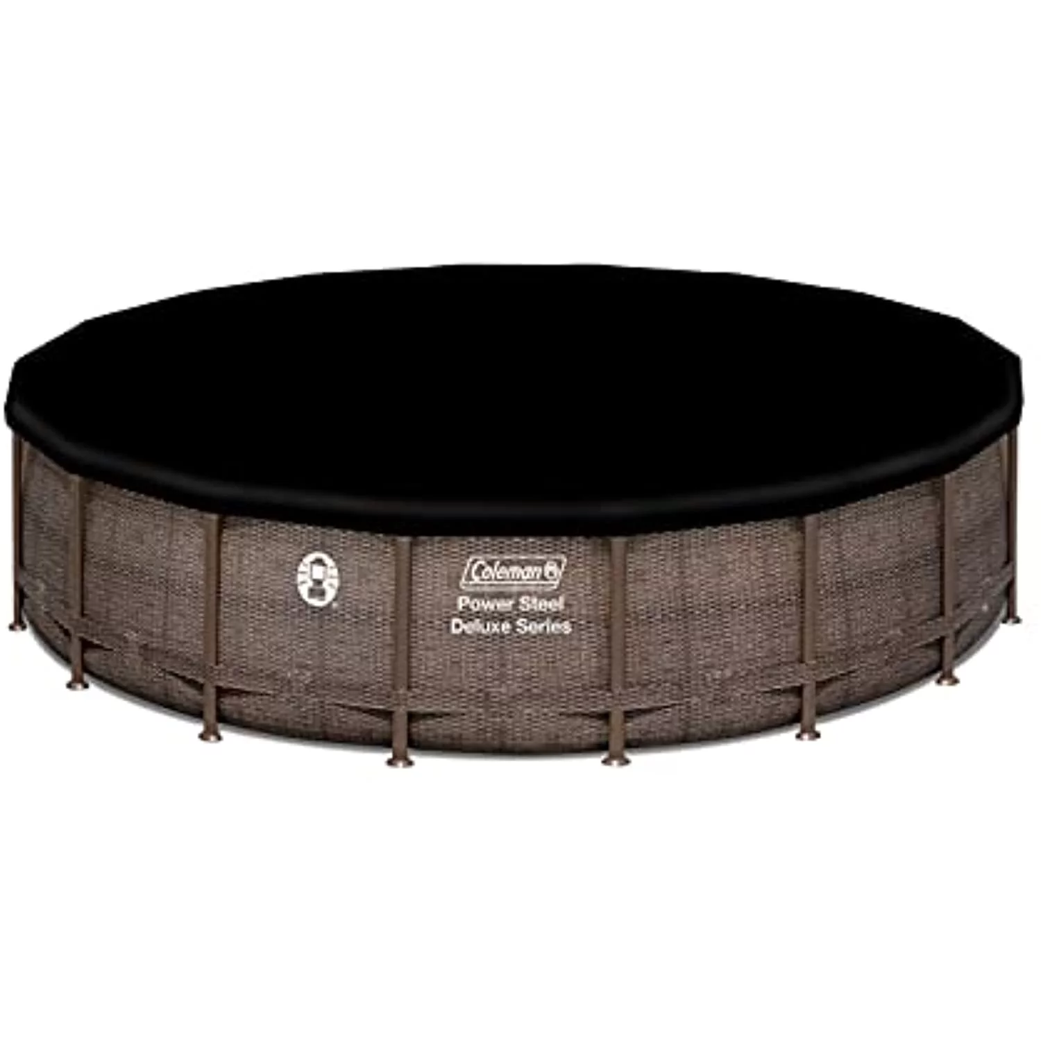 Coleman Power Steel 18’ x 48” Round Metal Frame Above Ground Pool Set