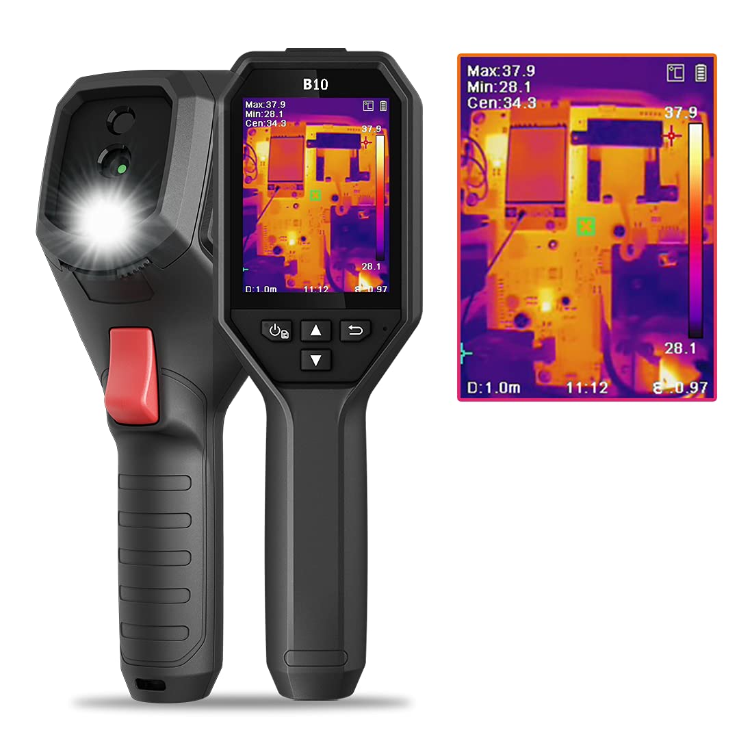 HIKMICRO B10 256 x 192 IR Resolution Thermal Imaging Camera with 2MP Visual Camera, Full Screen Measurement