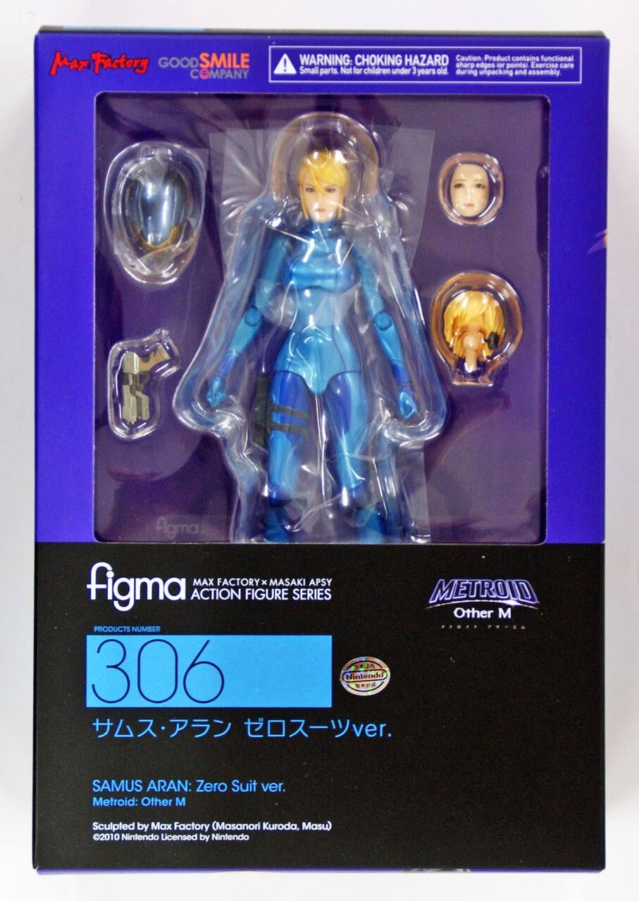 Metroid Other M Samus Aran Zero Suit Figma Action Figure