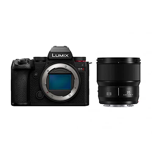 Panasonic LUMIX S5II Mirrorless Camera, 24.2MP Full Frame with Phase Hybrid AF, New Active I.S. Technology