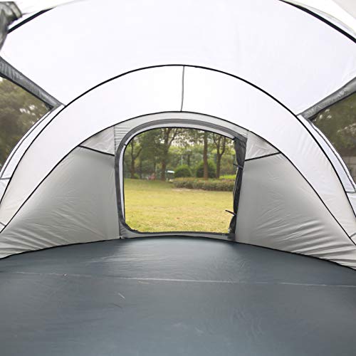 EchoSmile Camping Instant Pop Up Tent, 2/4/6/8/10 Person, Water Resistant Dome, Easy Setup for Camping Hiking and Outdoor, Portable with Carry Bag
