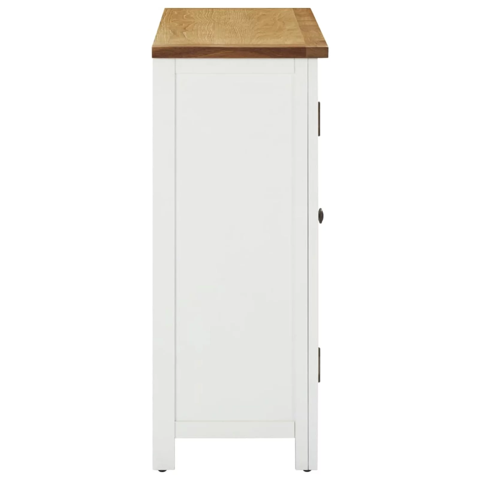 Cabinet 31.5"x12.6"x31.5" Solid Oak Wood