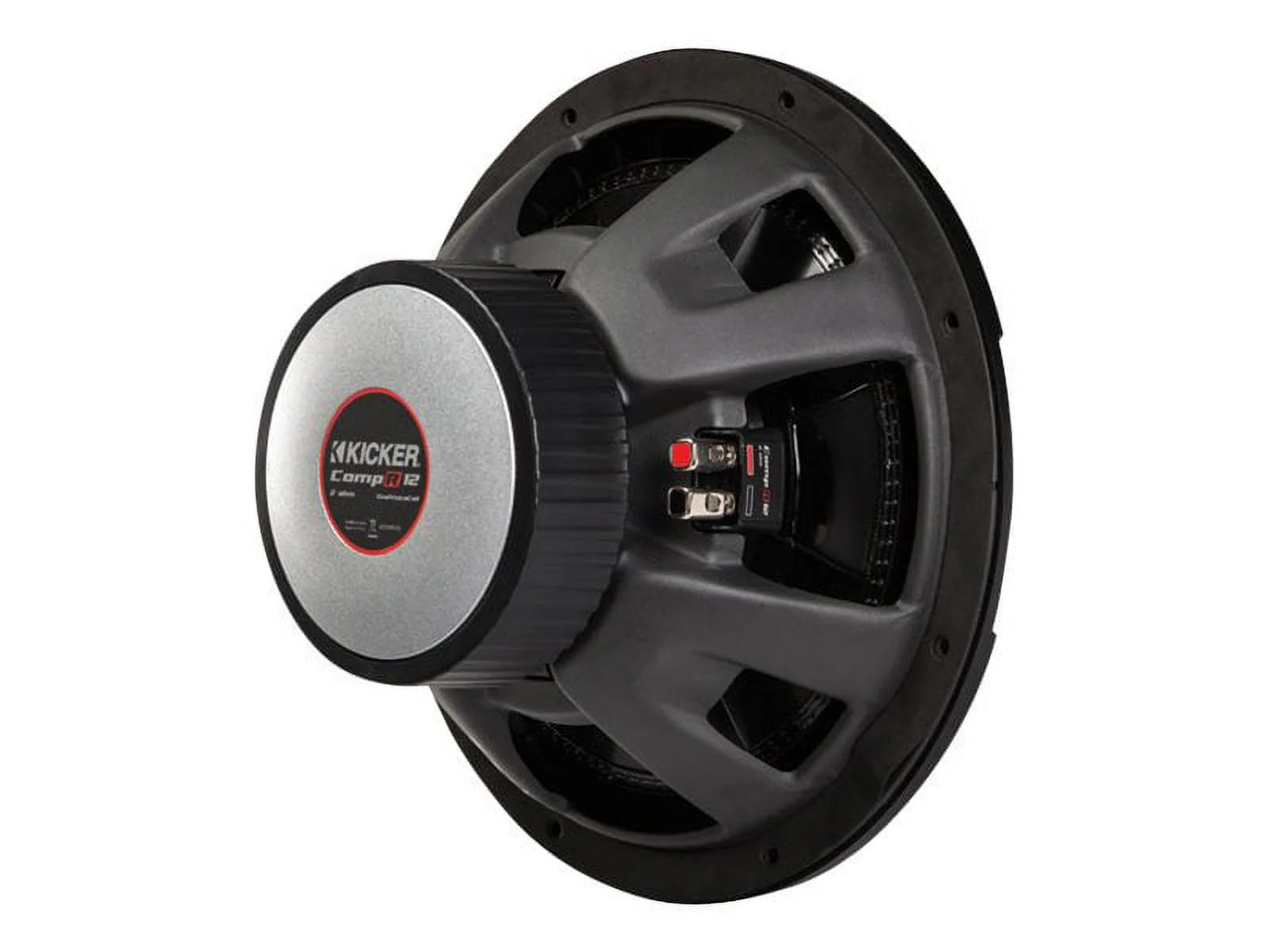 Kicker 43CWR122 CompR 12 1000 Watt 2 Ohm Dual Voice Coils Car Audio Subwoofer