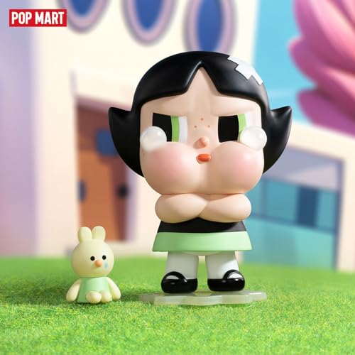 POP MART CRYBABY x Powerpuff Girls Series Figures, 12PCs CRYBABY Blind Box Figures, Random Design Action Figures Collectible Toys Home Decorations