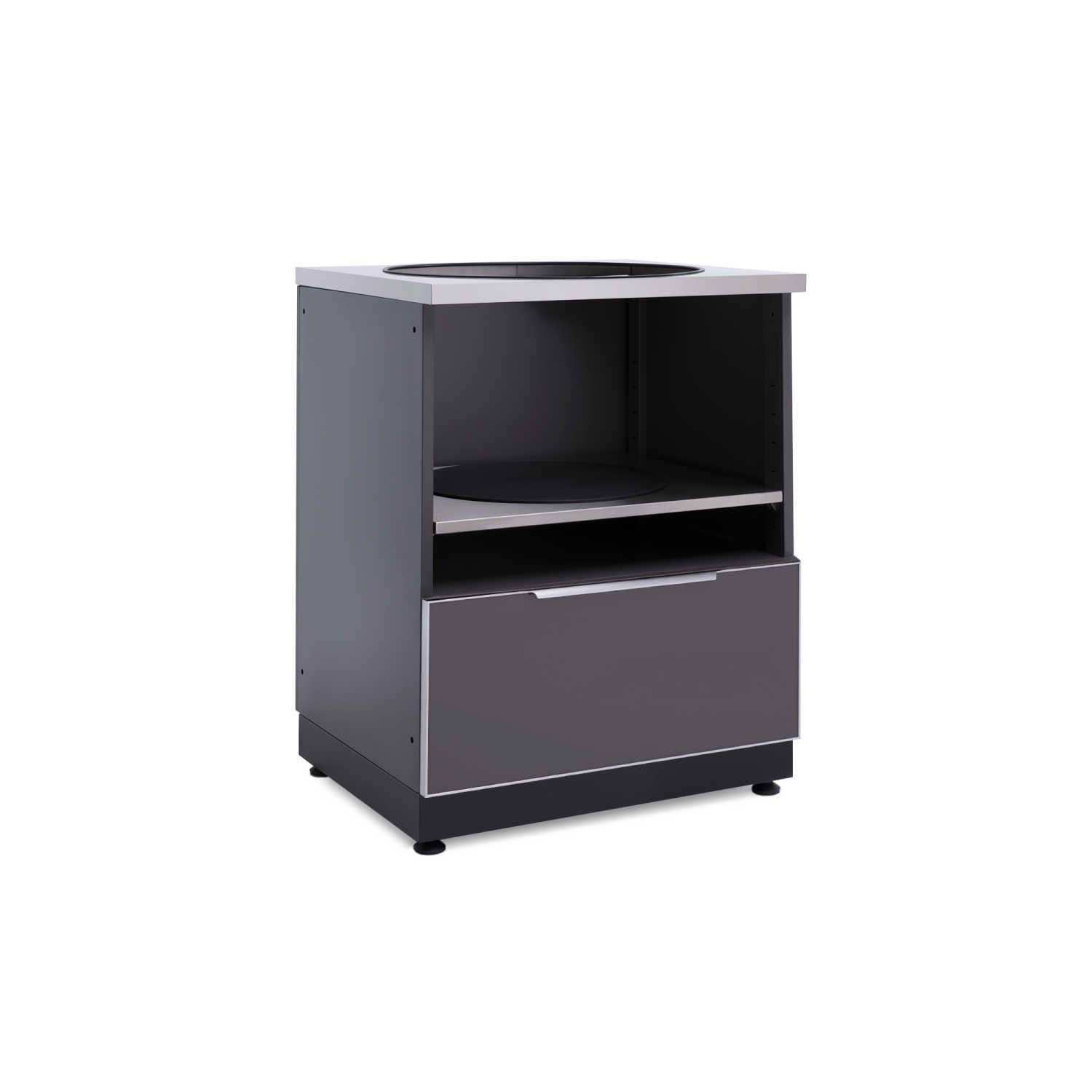 NewAge Products Outdoor Kitchen Wall Cabinet in Aluminum