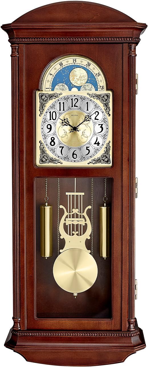 Bulova Litchfield Large Wall Regulater Chime Clock