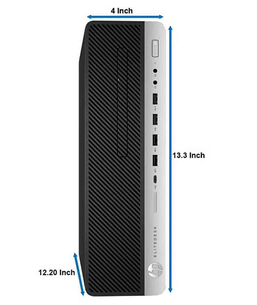 HP 600 G3 Small Form Computer Desktop PC, Intel Core i5-6500 3.20GHz Processor, 16GB DDR4 Ram, 256GB NVMe Solid State Drive, HDMI, WiFi & Bluetooth