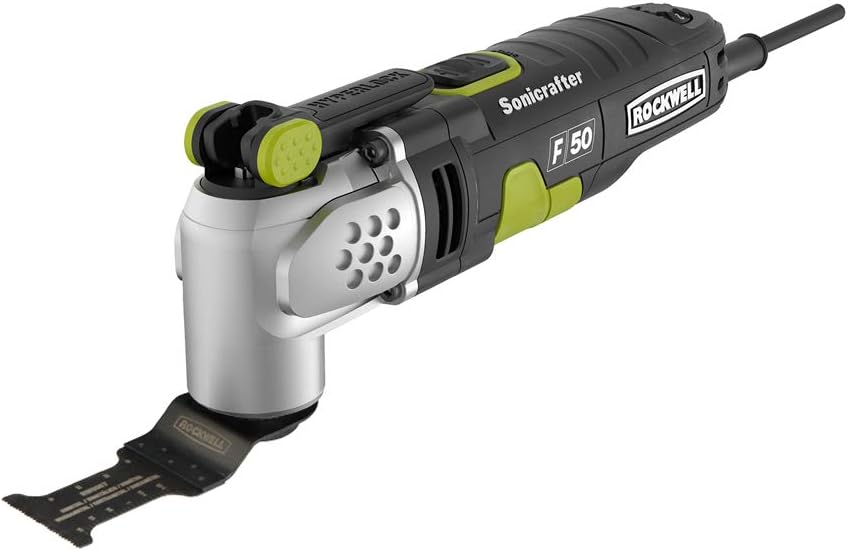 Rockwell RK5142K 4.0 Amp Sonicrafter F50 Oscillating Multi-Tool, with Variable Speed, Hyperlock Clamping, Vibrafree Technology