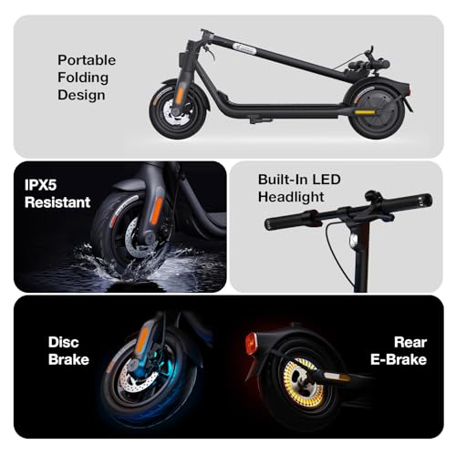 Segway Ninebot F2/F2 Pro Electric Scooter, Up to 20 MPH, Long Range, UL-2271 & UL-2272 Certified