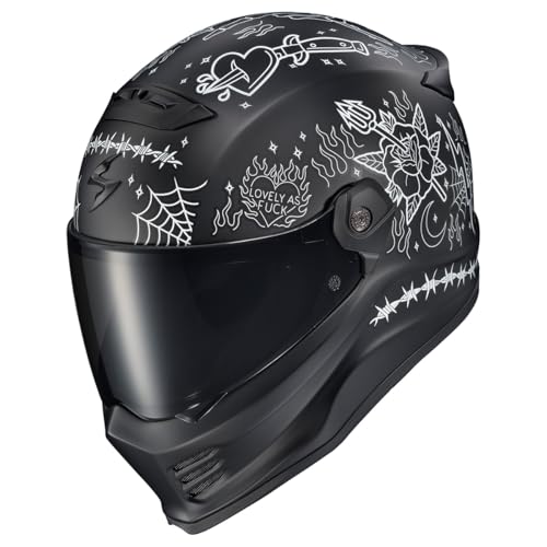 ScorpionEXO Covert FX Full Face Adult Motorcycle Helmet Street Fighter Style with Bluetooth Ready Speaker Pockets DOT ECE 22.06 Approved Unisex