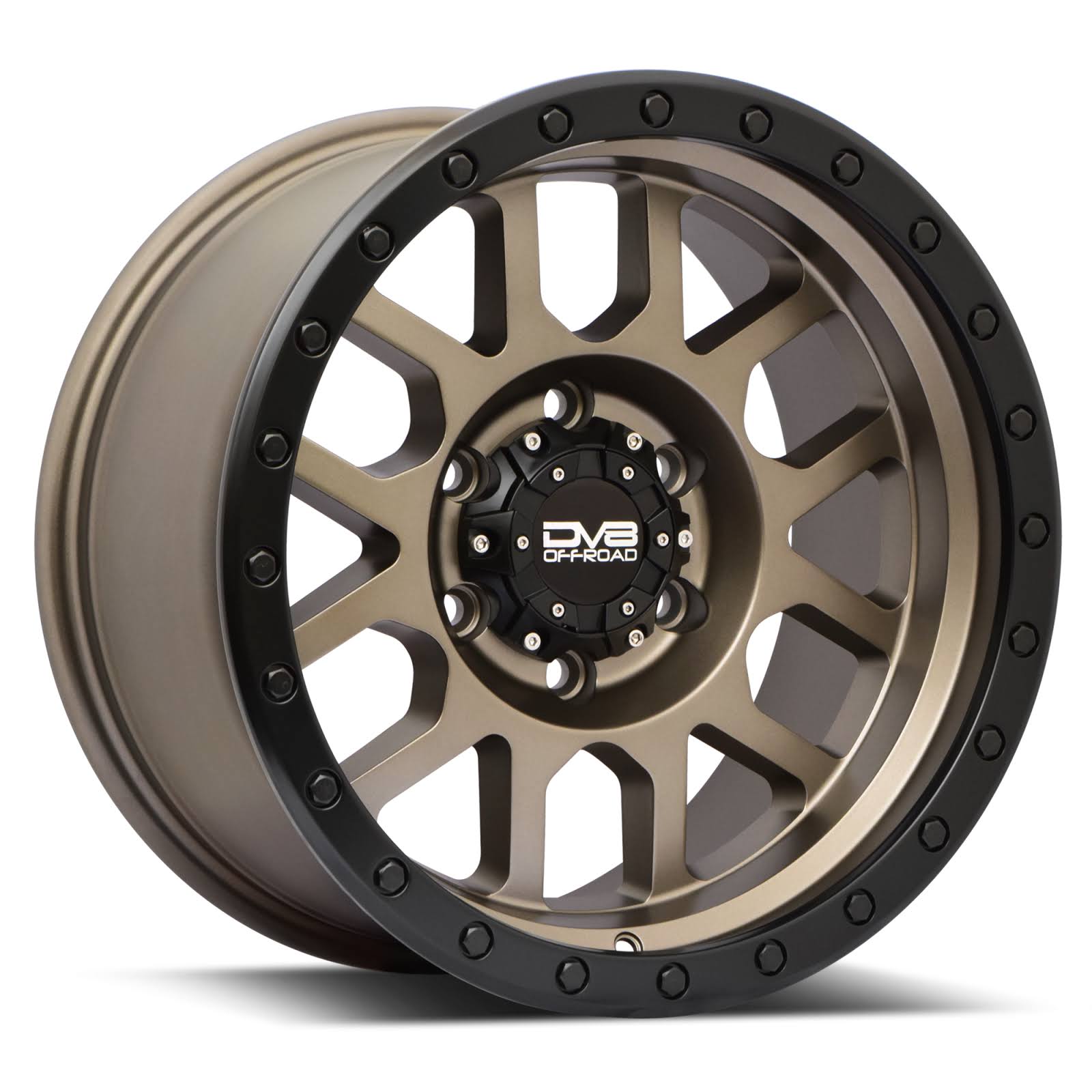 DV8 Offroad Rev Off Road 883 Series Beadlock 20x9 5x127 -12mm Matte Bronze Rev Wheel