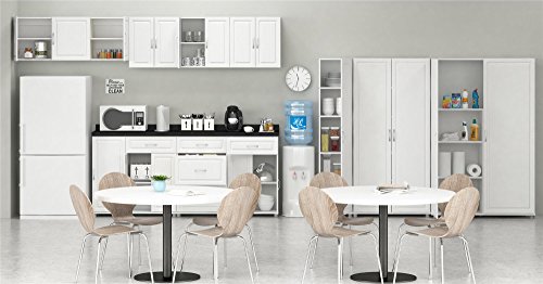 SystemBuild Evolution Kendall 24" Engineered Wood Utility Storage Cabinet Black